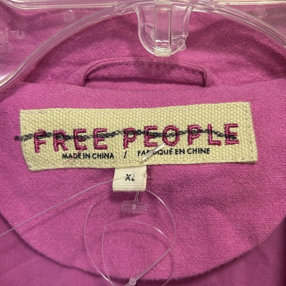Free People Vibrant Pink Blazer(NWOT) - Picture 6 of 9